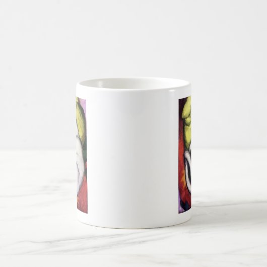 Weiße Katze, Franz Marc Kaffeetasse (Mittel)