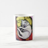 Weiße Katze, Franz Marc Kaffeetasse (Mittel)