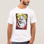 Weiße Katze, Franz Marc T-Shirt (Vorderseite)