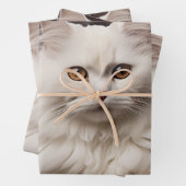 Weiße Katze Geschenkpapier Set (Beispiel)
