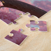 Weiße Katze im Frühling Puzzle (Seite)