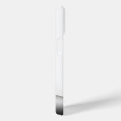 Weiße Katze in schwarzen Schatten Case-Mate iPhone Hülle (Rückseite / Rechts)