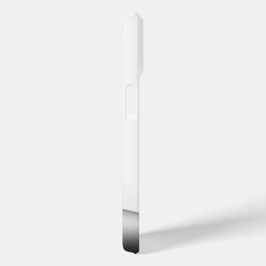 Weiße Katze in schwarzen Schatten Case-Mate iPhone Hülle (Rückseite / Rechts)