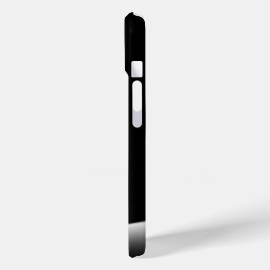 Weiße Katze in schwarzen Schatten Case-Mate iPhone Hülle (Rückseite / Links)