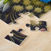Weiße Katze mit blauen Augen Puzzle (Seite)