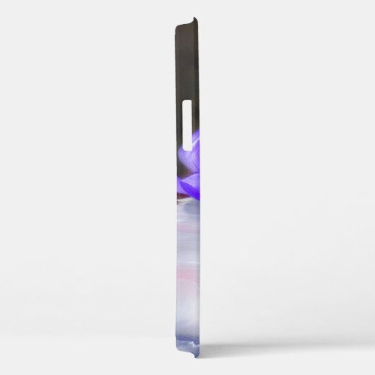 Weiße Katze mit Lila Blume Collar Painting Case-Mate iPhone Hülle (Rückseite / Rechts)