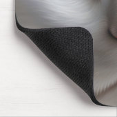 Weiße Katze Mousepad (Ecke)