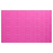 Weiße Katze Polka Dot Muster Abgeschieden auf Fucs Stoff (Yard (91,4 cm))