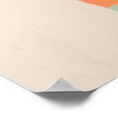 Weiße Katze Poster (Ecke)