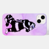 Weiße Katze Schädelmaske Whimsical Gothic Case-Mate iPhone Hülle (Rückseite (Horizontal))