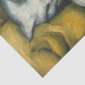 Weiße Katze Seidenpapier (Detail)