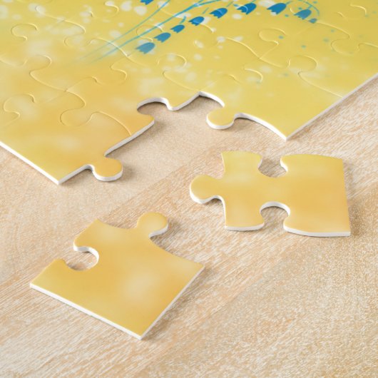 Weiße Katze und Landhaus Puzzle (Seite)