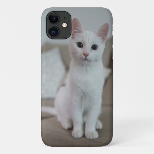 Weiße Katze | Zazzle_Growshop. Case-Mate iPhone Hülle (Rückseite)