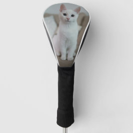 Weiße Katze | Zazzle_Growshop. Golf Headcover