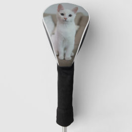 Weiße Katze | Zazzle_Growshop. Golf Headcover