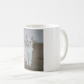 Weiße Katze | Zazzle_Growshop. Kaffeetasse (VorderseiteRechts)