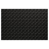 Weiße Katzen auf schwarz Stoff (Yard (91,4 cm))