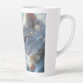 Weiße Katzen Digitale Kunst Milchtasse (Rechts)