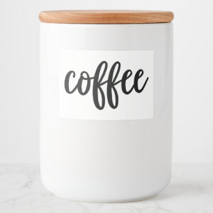 Weiße Keramik Küche Kanister Lebensmitteletikett