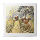 Weiße Keramik Tile für Inlay oder Trivet! Fliese (Vorderseite)