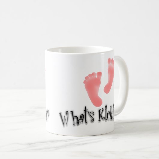 Weiße Kickin'? Tasse für tummomy.com (VorderseiteRechts)