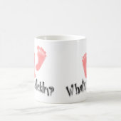Weiße Kickin'? Tasse für tummomy.com (Mittel)