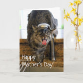 Weiße Kindertageskarte Karte (Gelbe Blume)