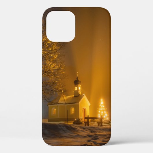 WEISSE KIRCHE UND BROWN Case-Mate iPhone HÜLLE (Rückseite)