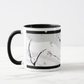 Weiße Kirschblossom Tree Tasse (Links)