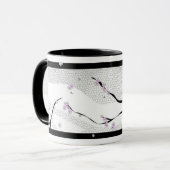 Weiße Kirschblossom Tree Tasse (Vorderseite Links)