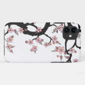 Weiße Kirschblüte - Japanisches Design Case-Mate iPhone Hülle (Rückseite (Horizontal))