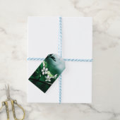 Weiße Kirschblüten Geschenkanhänger (Mit Garn)