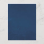 Weiße Kirschblüten Hochzeitsgast-Details Enklaven Begleitkarte (Rückseite)