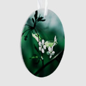 Weiße Kirschblüten Ornament (Vorderseite)