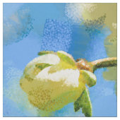 Weiße Kirschblüten Stoff (Muster)