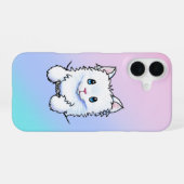 Weiße Kitty iPhone-Hülle iPhone 16 Hülle (Rückseite (Horizontal))