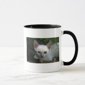 Weiße Kitty-Tasse Tasse