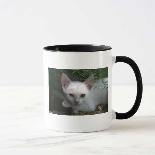 Weiße Kitty-Tasse Tasse (Rechts)