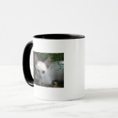 Weiße Kitty-Tasse Tasse (Vorderseite Links)