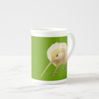 Weiße Kiwi-Tasse Porzellantasse