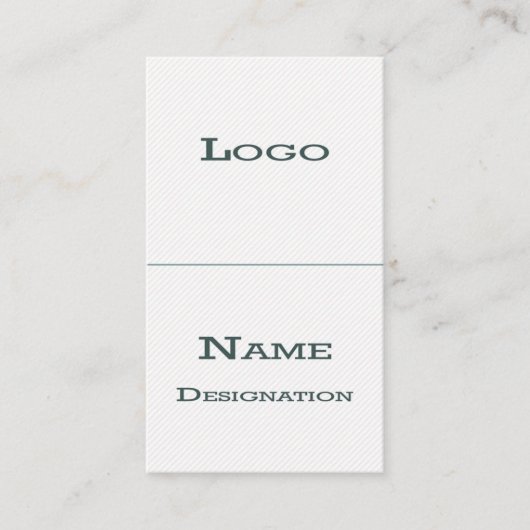 Weiße klassische Visitenkarten Visitenkarte (Vorderseite)