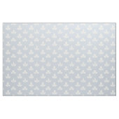 Weiße Klee auf blassrosa Blau Stoff (Fat Quarter (45,7 x 55,9 cm))
