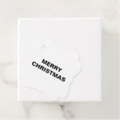 WEISSE KLEINE CHRISTMAS EINFACHE FAVOR TAVOR GESCHENKANHÄNGER (Beispiel)