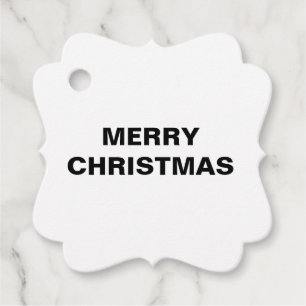 WEISSE KLEINE CHRISTMAS EINFACHE FAVOR TAVOR GESCHENKANHÄNGER