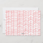 Weiße KLEINE | Modernes fröhliches Weihnachtsfest  Feiertagskarte (Rückseite)