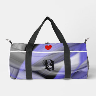 Weiße kleine Sporttasche Trend Abstract Lavendel V Duffle Bag