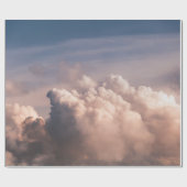 WEISSE KLICKEN UNTER BLAUEN GESCHENKPAPIER (Flach)