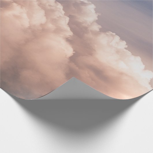 WEISSE KLICKEN UNTER BLAUEN GESCHENKPAPIER (Ecke)