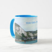 Weiße Klippen von Dover, England Andenken-Tasse Tasse (Vorderseite Links)
