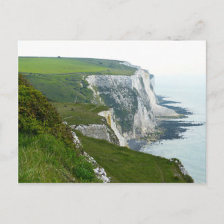Weiße Klippen von Dover, England Postkarte